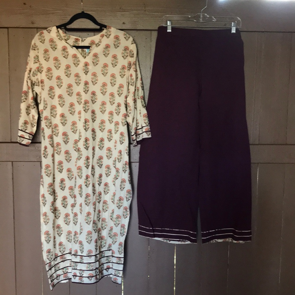 Kurti Set - 2pc:Tunic and Long Pant